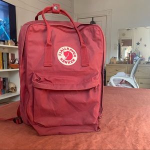 Fjallraven 17 inch Laptop Backpack in Burgundy Red